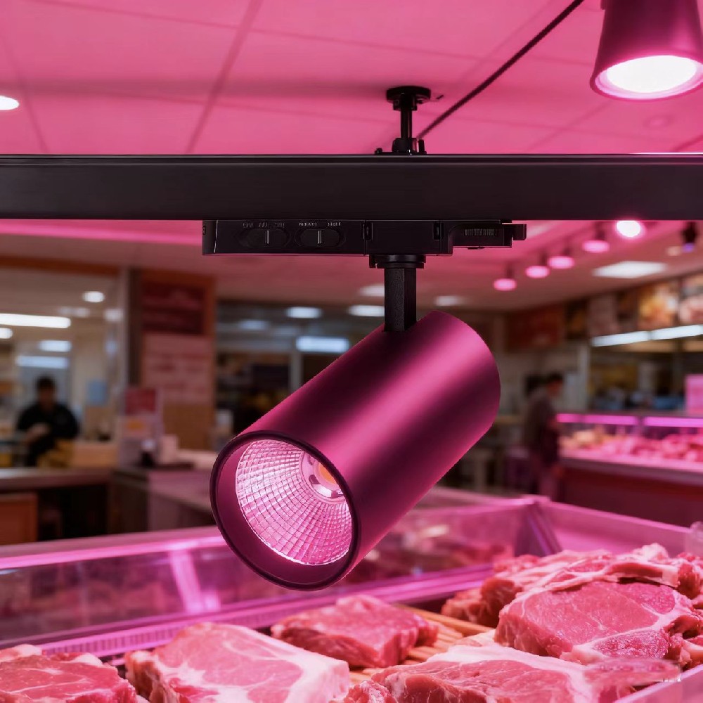 Suitable Track lighting for your meat shops