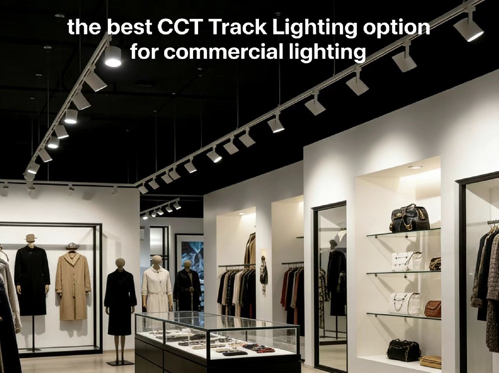 CCT changeable track light with 3POWER 3CCT switchable & triac dimmable- The best lighting solution for commercial lighting