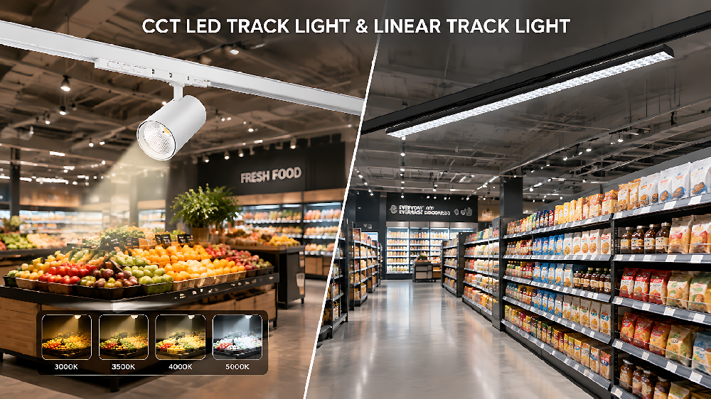 Track Light vs Linear Track Light: Flexible Power and CCT Solutions for Commercial Lighting