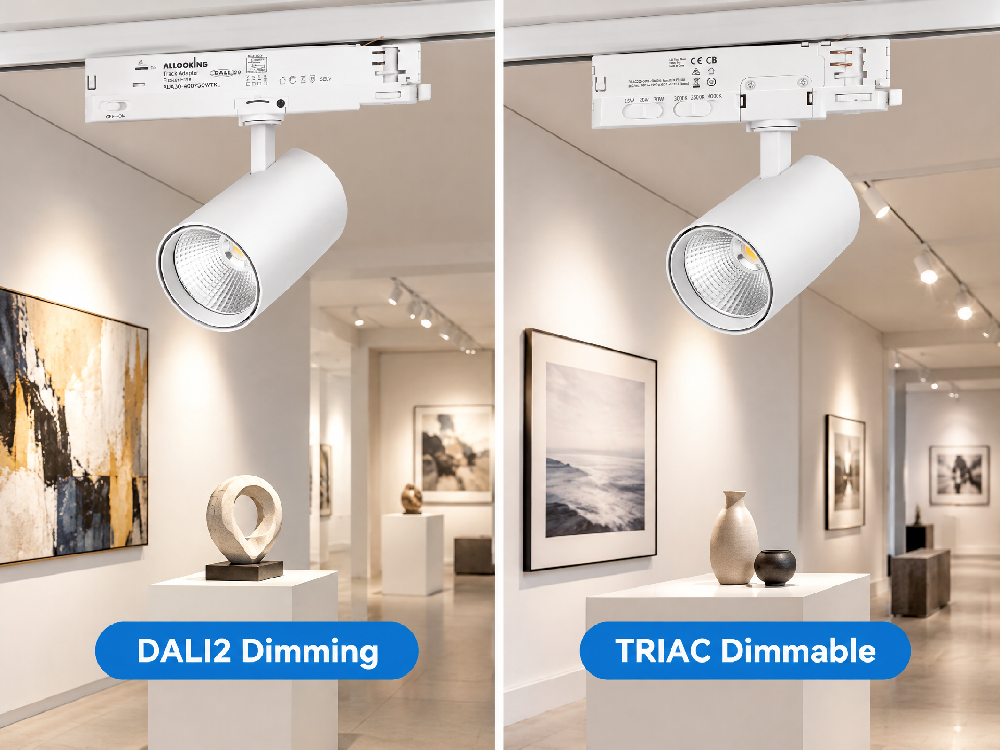 DALI-2 (DT8) Dimming Track Light vs. Triac Dimmable Track Light: Which Is Best for Commercial Lighting Projects